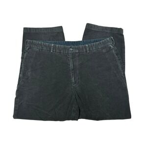 Vintage Brooks Brothers Hudson Pants Mens FITS 38x26 Dark Brown Italian‎ Fabric
